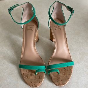Summer heels with cork heel INC